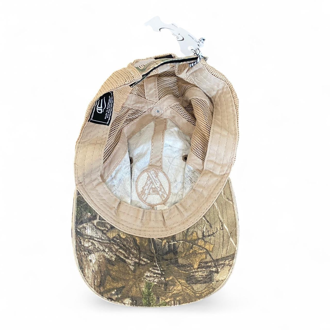 Sick real tree camo and beige cap