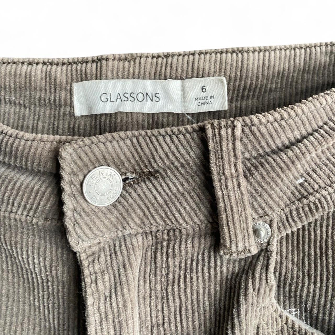 Light brown corduroy high waisted pants
