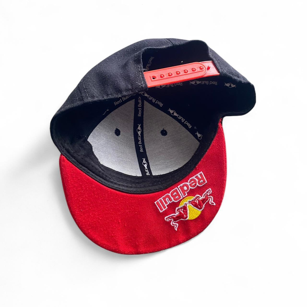 Red Bull black and red snapback cap