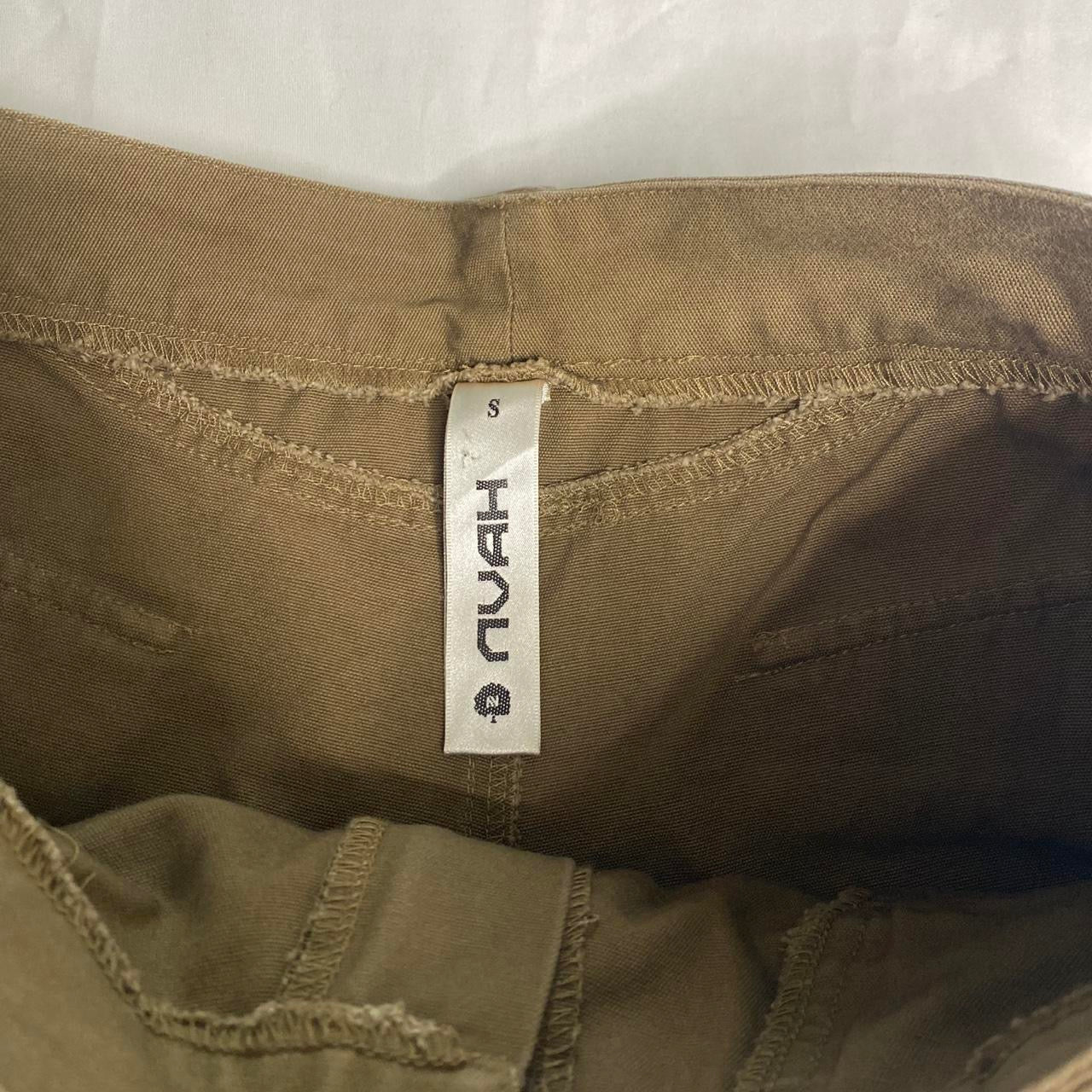 00s style brown ruched shorts!