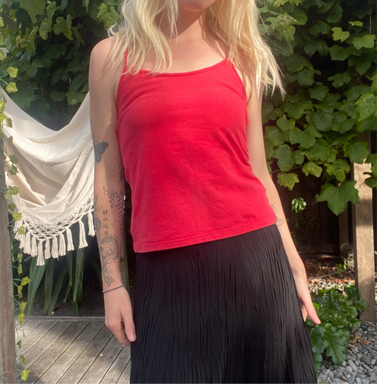 90s red tank top