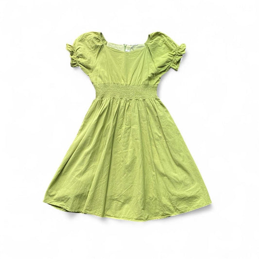 The cutest light green mini babydoll dress