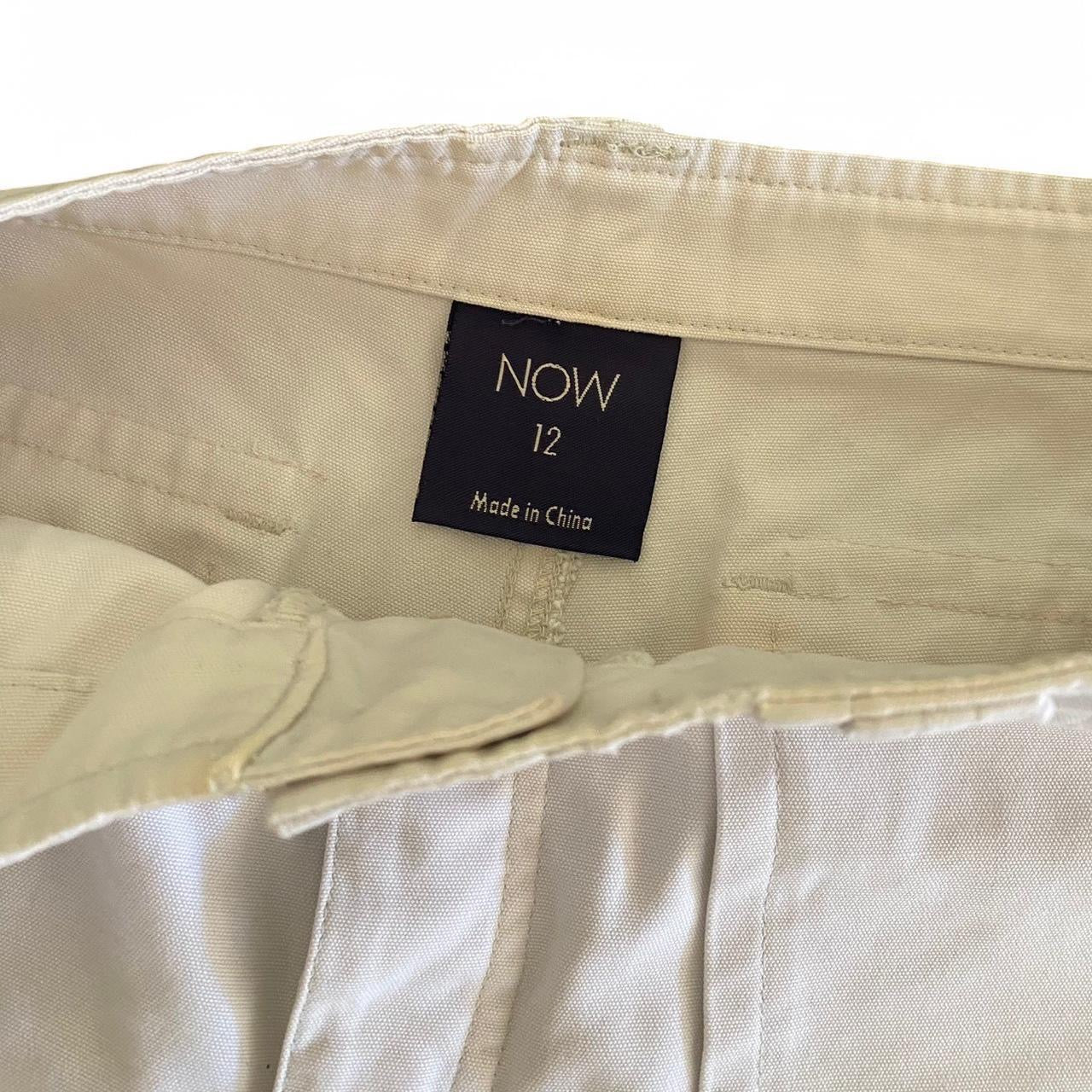 00s Cream cargo 3/4 pants
