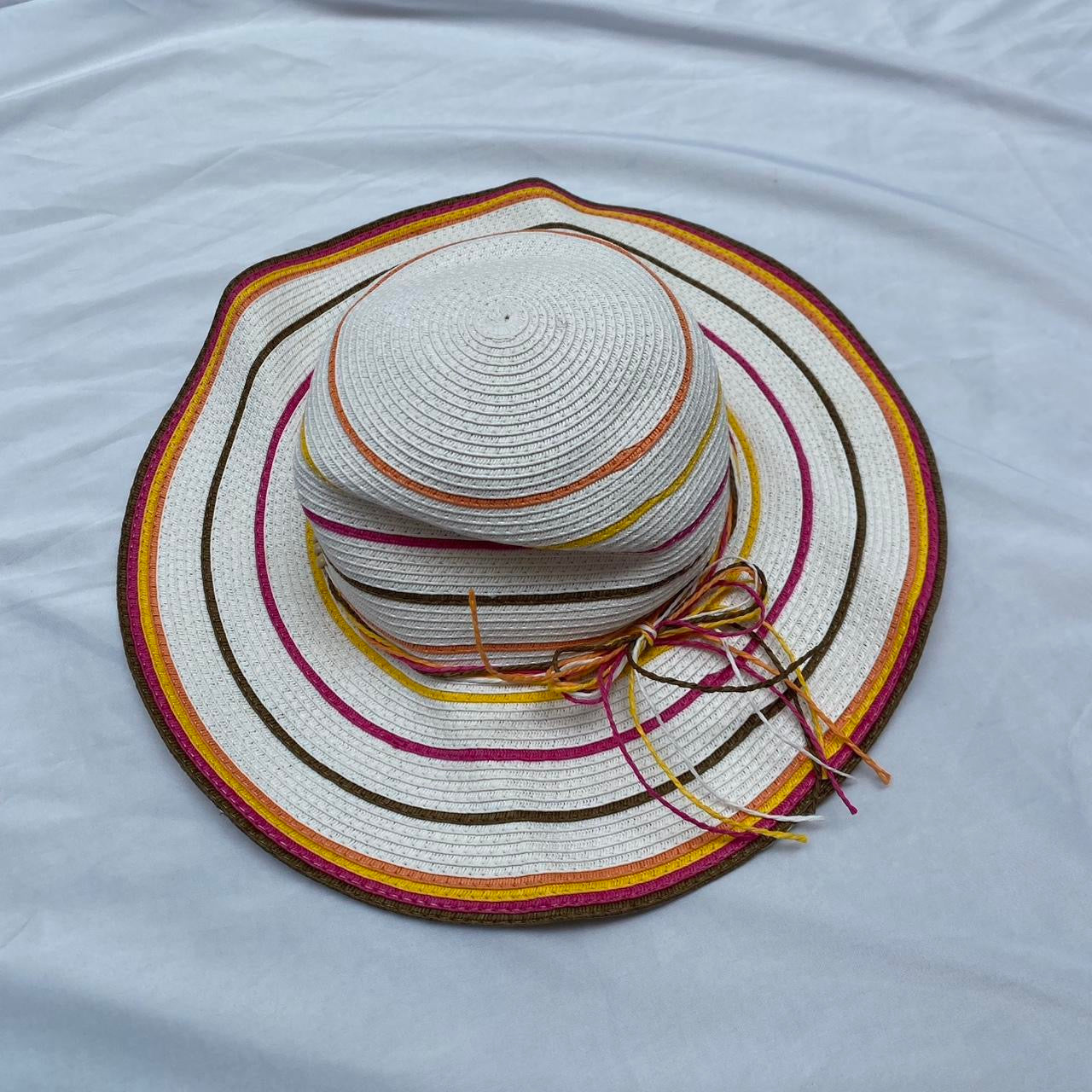 Vintage striped sun hat
