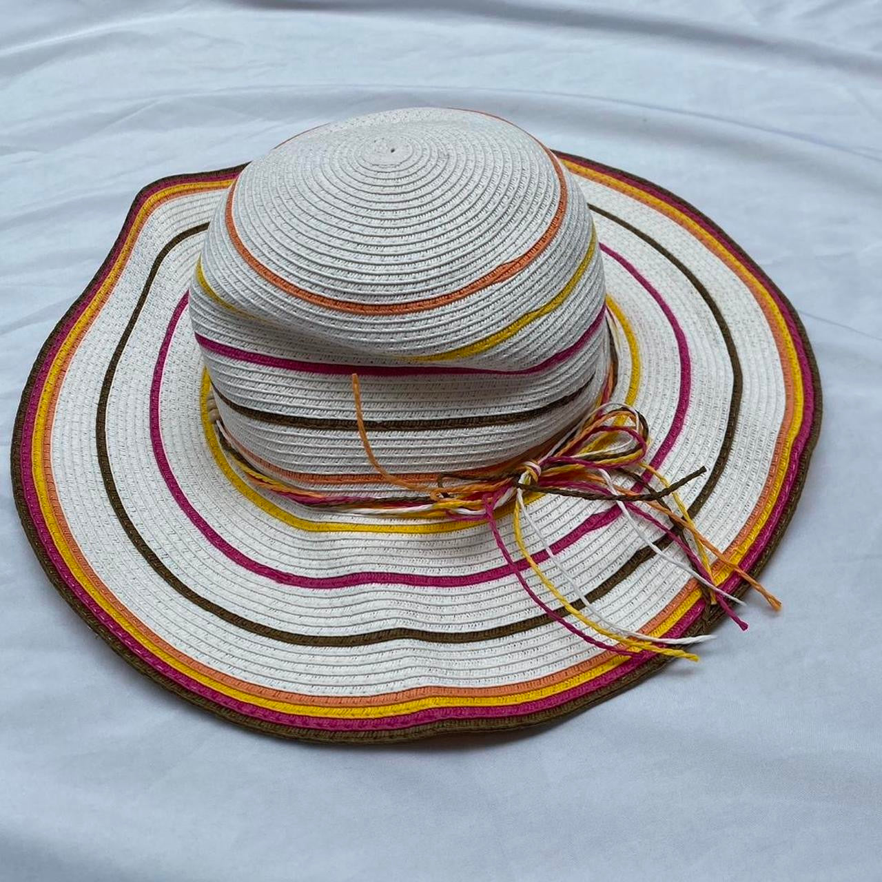 Vintage striped sun hat