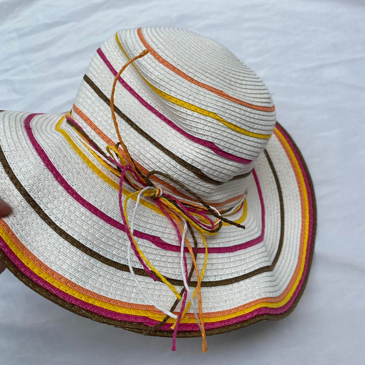 Vintage striped sun hat